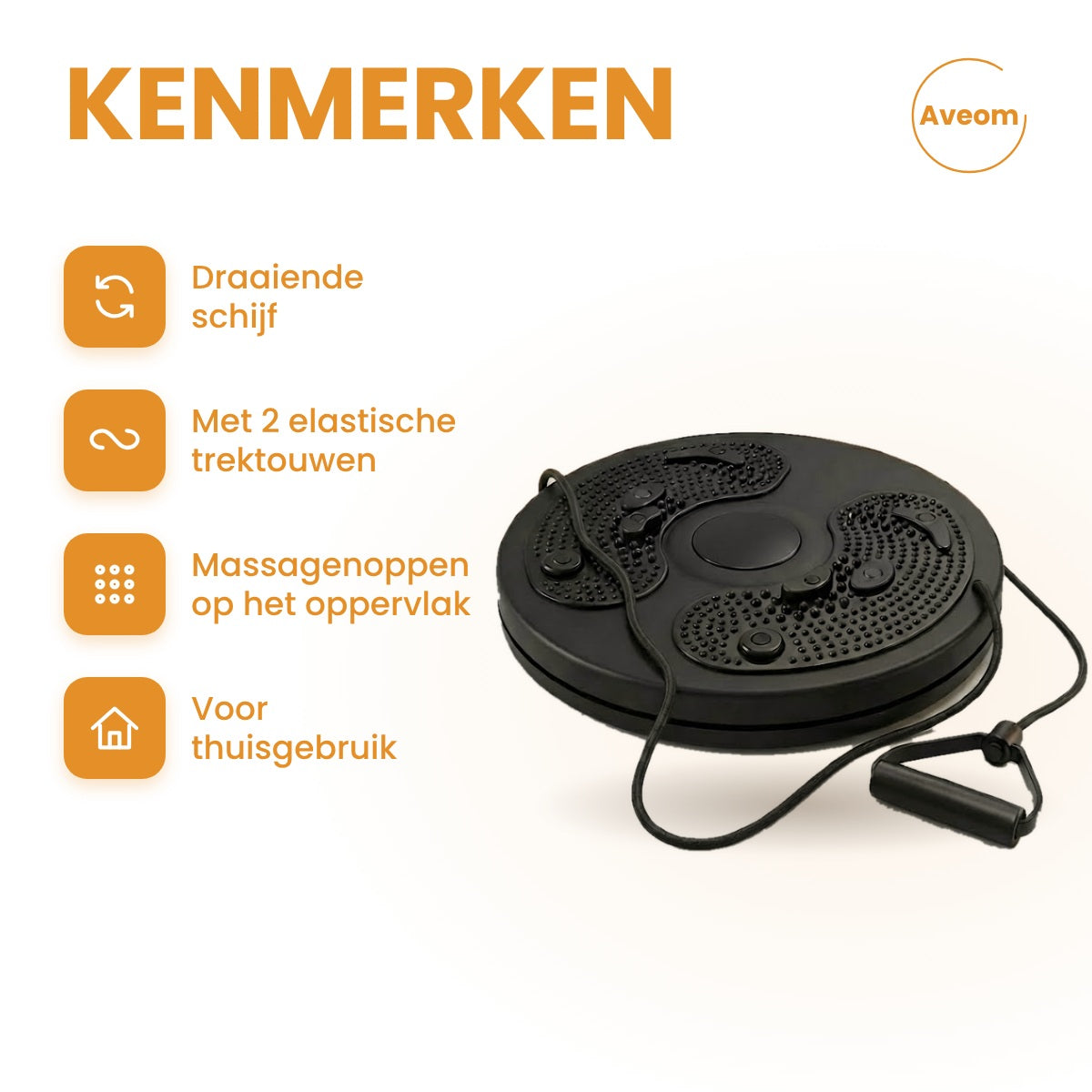 Kenmerken van de Aveom Twister disc