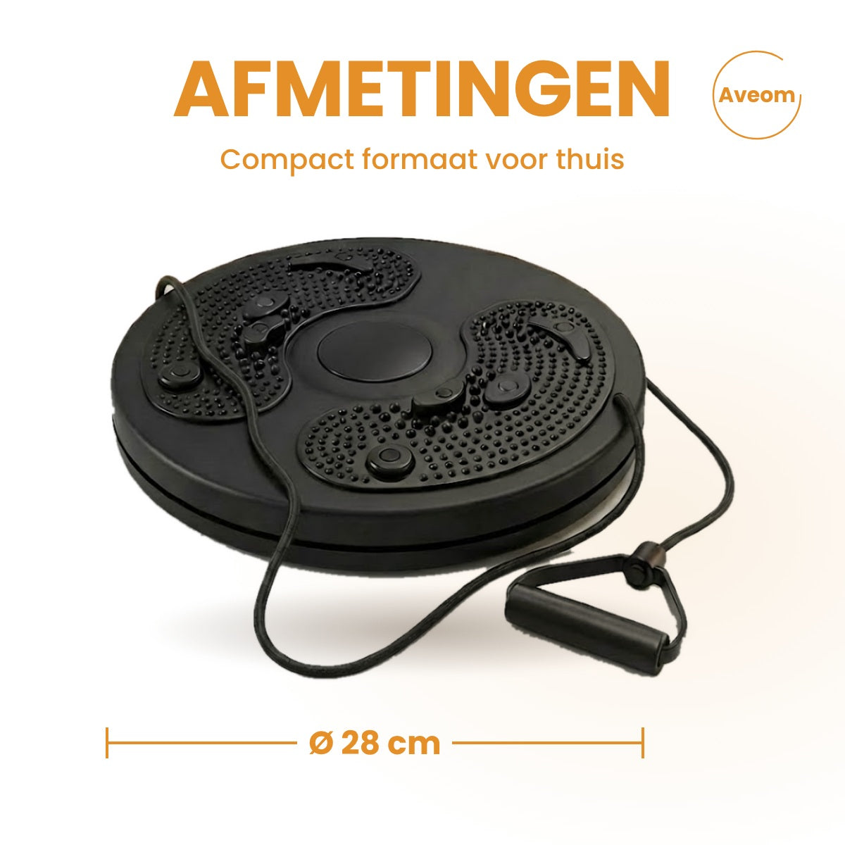 Afmetingen van de Aveom Twister disc